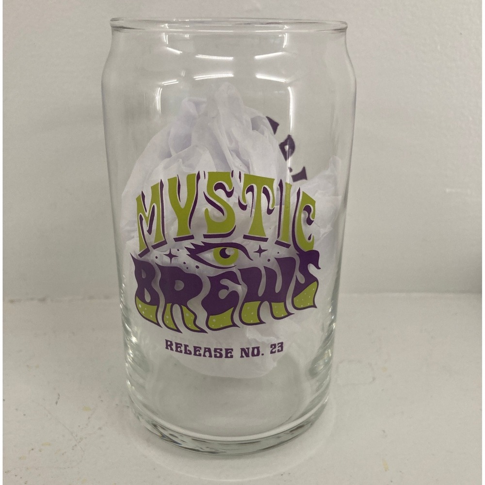 Lazy Dog Beer Club Mystic Brews Release No 23 Beer Can Glass Collectible Barware